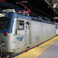 Amtrak AEM7 952 @ Newark Penn Station. Photo taken by Brian Weinberg, 2/16/2004.