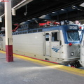 Amtrak AEM7 952 @ Newark Penn Station. Photo taken by Brian Weinberg, 2/16/2004.