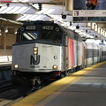 NJT F40PH-2CAT 4122 @ Newark Penn Station. Photo taken by Brian Weinberg, 2/16/2004.