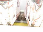 PATH PA-4 850 &amp; PA-4 884 at the front and back of separate laid up trains, respectively, with their couplers touching but no