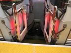 PATH PA-4 850 &amp; PA-4 884 at the front and back of separate laid up trains, respectively, with their couplers touching but no