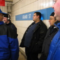 At Grand Street to catch the first SOUTHBOUND (D)