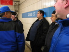 At Grand Street to catch the first SOUTHBOUND (D)