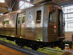 R-68 2652 @ Concourse Yard. These cars were cleaned up for the press tours of the Manhattan Bridge reopening. Here they are read