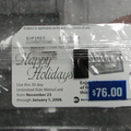 MTA 2005 Holiday Unlimited MetroCard - back