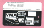 Video Music Awards (VMA) 2006 MetroCard. 250,000 released at 12 stations beginning August 20, 2006.