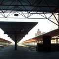The platforms @ LaSalle Street Station (METRA). Photo taken by Brian Weinberg, 9/2/2001.