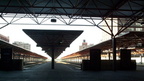 The platforms @ LaSalle Street Station (METRA). Photo taken by Brian Weinberg, 9/2/2001.