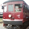 At the Steamtown boarding platform (82k)