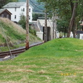 Looking south at the rebuilt Stafford Avenue bridge (102k)