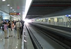 Shanghai Maglev. Photo taken by Dan T., June 2005.