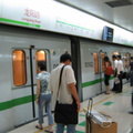 Shanghai trains. Photo taken by Dan T., June 2005.