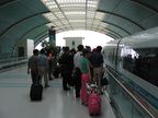 Shanghai Maglev. Photo taken by Dan T., June 2005.