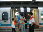 Shanghai Maglev. Photo taken by Dan T., June 2005.