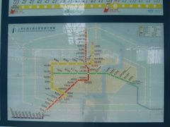 Shanghai trains. Photo taken by Dan T., June 2005.