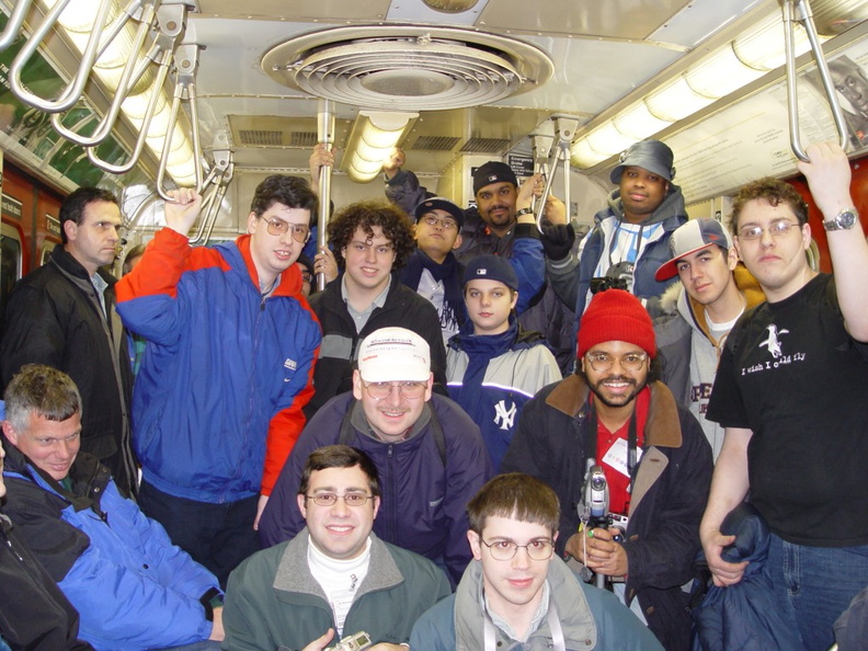 SubTalk Group Photo @ Redbird Ramble MOD trip. Photo taken by Anthony German, 12/21/2003. Names/Handles to come soon.