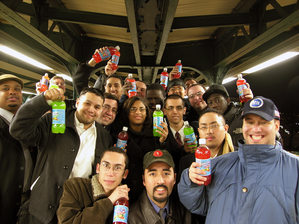 Group Photo From Evening Of Dante's Service @ Broadway Junction (L). Photo taken by Trevor Logan.