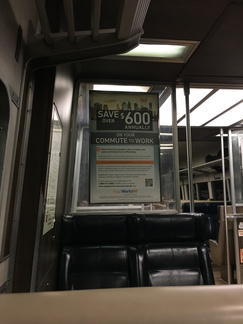 Railfan window equipped New Haven Line train on December 2, 2015