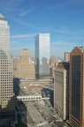 WFC, Route 9A / West Street, and the WTC site, looking north. Photo taken by Brian Weinberg, 12/3/2006.