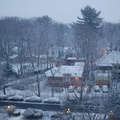 Yesterday the first snow stuck to the ground here in the Bronx. Overnight was the first time the snow covered this ground comple