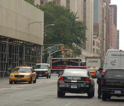 NYPD 2006 Impala police car @ 23 St &amp; 5 Av. Photo taken by Brian Weinberg, 7/20/2006.