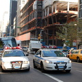 NYPD 2006 Impala police car &amp; Crown Vic police car @ 42 St &amp; 6 Av. Photo taken by Brian Weinberg, 7/24/2006.