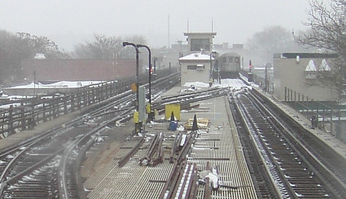 New Lots Av (3). Photo taken by Brian Weinberg, 02/17/2003. This was the Presidents Day Blizzard of 2003.