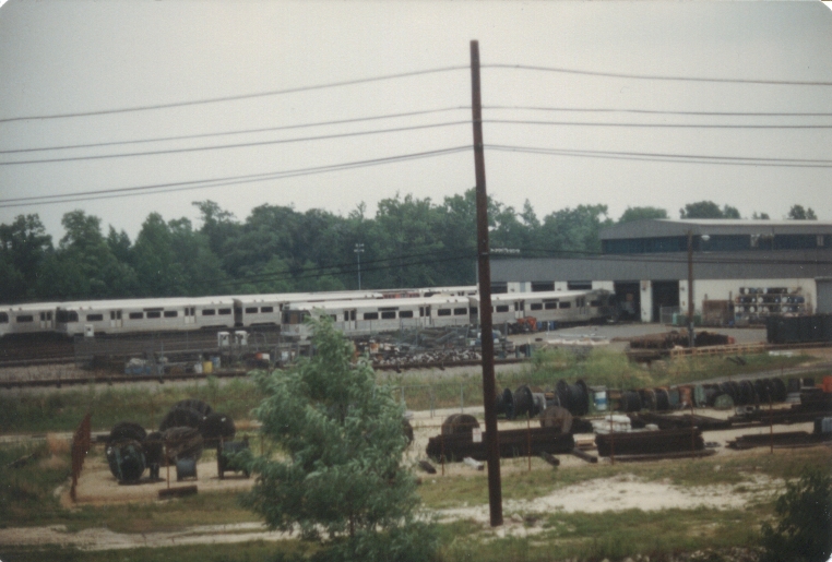 PATCO maintenance shops as seen during a fan trip. Photo taken by John Lung, July 1988.