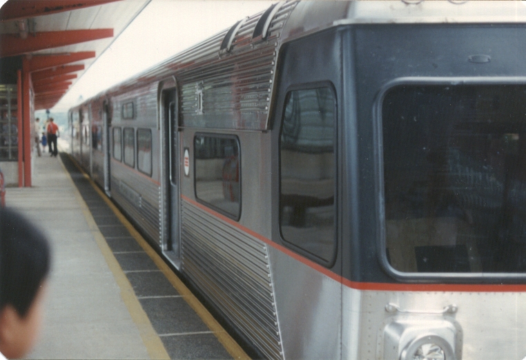 PATCO 239 @ Woodcrest during a fan trip (Charter). Photo taken by John Lung, July 1988.