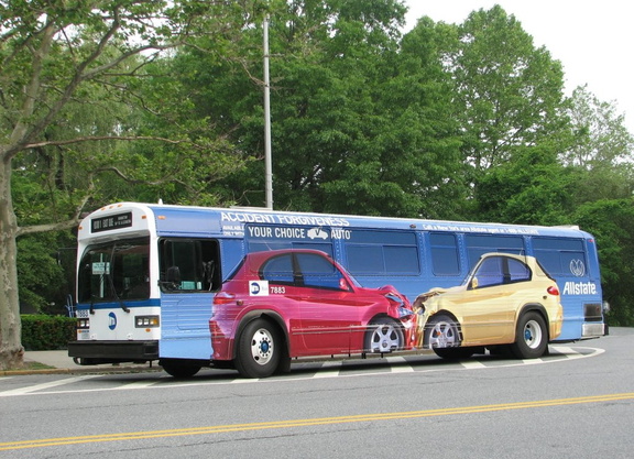 MTA Bus MCI Classic 7883 @ Independence Ave &amp; 239th St. Photo taken by Brian Weinberg, 6/1/2006.