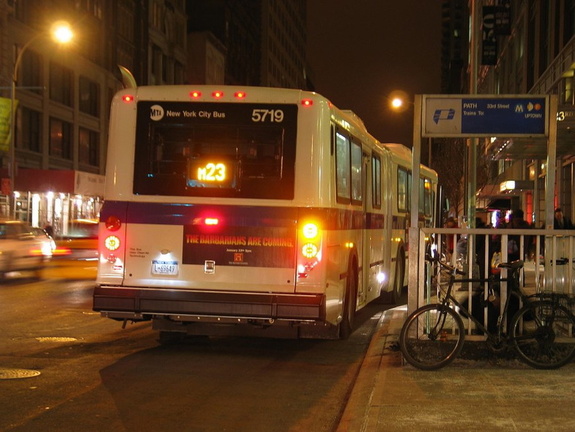NYCT D60HF @ 23/6 (M23). Photo taken by Brian Weinberg, 1/26/2004.