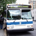 NYCT Orion VII #7643 on the Bx6 at Edward M. Morgan Place in Manhattan. Photo taken by O. Zamora.