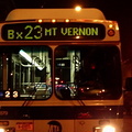 NYCT NF C40LF #879 on the Bx23 at 39St/5Av in Brooklyn. Photo taken by O. Zamora.