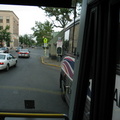 Layover stop @ Westwood on Broadway. Rockland Coaches Route 84. Photo taken by Brian Weinberg, 07/09/2003.