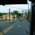 Riveredge Avenue in Tenafly. Rockland Coaches Route 84, southbound. Photo taken by Brian Weinberg, 07/09/2003.