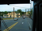 Riveredge Avenue in Tenafly. Rockland Coaches Route 84, southbound. Photo taken by Brian Weinberg, 07/09/2003.