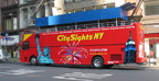 CitySights NY double-decker tour bus @ 5 Av &amp; 23 St. Photo taken by Brian Weinberg, 6/9/2005.