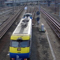 LIRR DE30AC 409 @ Sunnyside Yard. Photo by Brian Weinberg, 01/09/2003.
