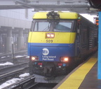 LIRR DM30AC 509 @ Jamaica.  Photo taken by Brian Weinberg, 02/23/2003. (100kb)