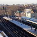 LIRR M-1 @ Woodside. Photo by Brian Weinberg, 01/07/03. (137k)