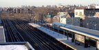 LIRR M-1 @ Woodside. Photo by Brian Weinberg, 01/07/03. (137k)