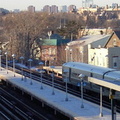 LIRR M-1 @ Woodside. Photo by Brian Weinberg, 01/07/03. (106k)