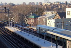 LIRR M-1 @ Woodside. Photo by Brian Weinberg, 01/07/03. (106k)