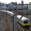 LIRR M-1 @ Sunnyside Yard. Photo by Brian Weinberg, 01/09/2003.