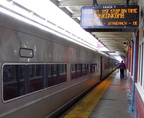 LIRR M-1 @ Jamaica.  Photo taken by Brian Weinberg, 02/23/2003. (97kb)