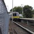 LIRR M-1 @ Far Rockaway. Photo taken by Brian Weinberg, 7/28/2002.