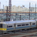 LIRR M-3 @ Sunnyside Yard. Photo by Brian Weinberg, 01/09/2003.