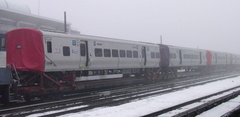 LIRR M-7 7052 (delivery) @ Jamaica.  Photo taken by Brian Weinberg, 02/23/2003. (97kb)