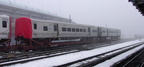 LIRR M-7 7040 (delivery) @ Jamaica.  Photo taken by Brian Weinberg, 02/23/2003. (106kb)