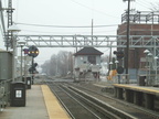 LIRR Mineola station. Photo taken by Brian Weinberg, 4/12/2001.